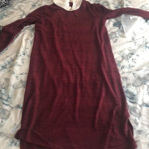 Maroon dress